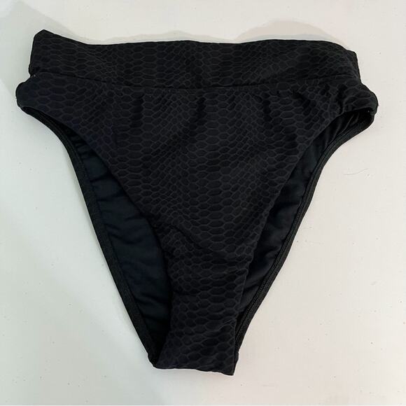 Seafolly Medusa High Rise Cheeky Bikini Bottoms Size 8 NEW - Picture 3 of 6